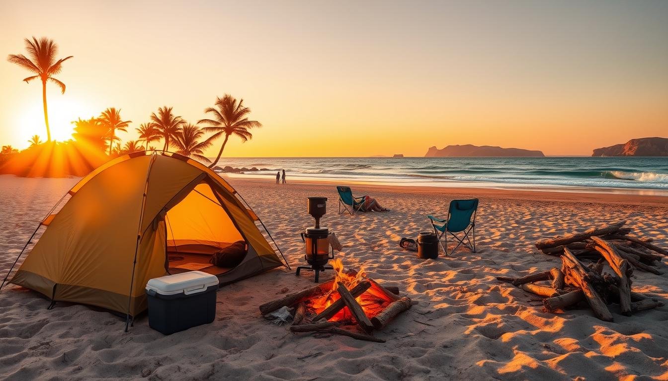 beach camping tips