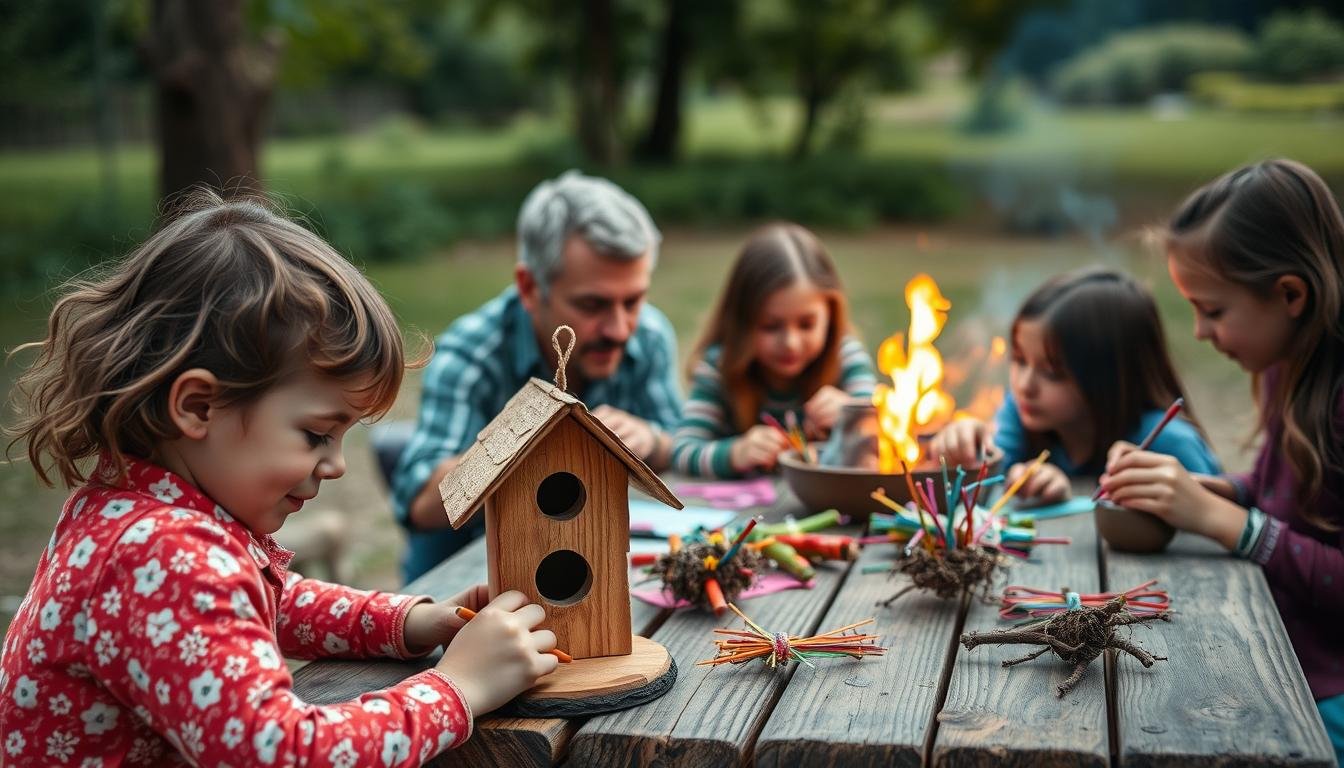 camping crafts for kids