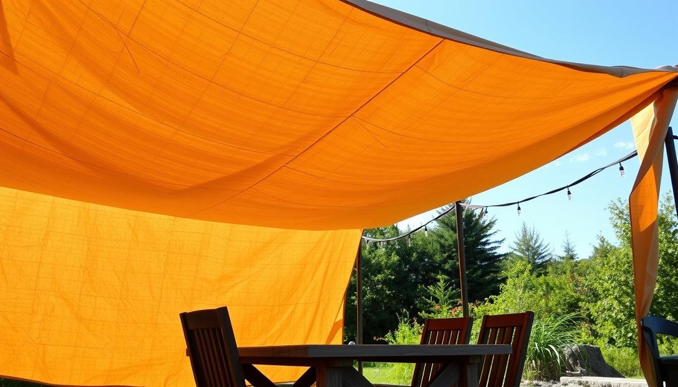 tarp canopy diy