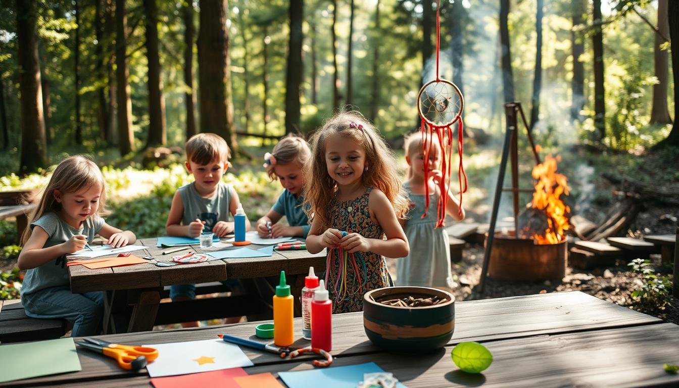 DIY camping crafts for kids