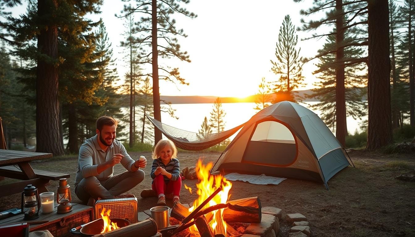 Family Tent camping