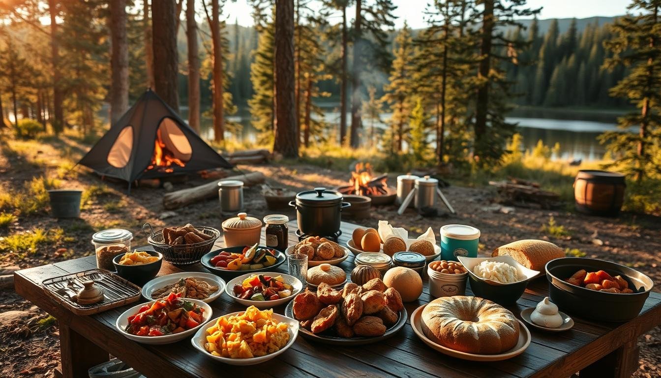 Make ahead camping food
