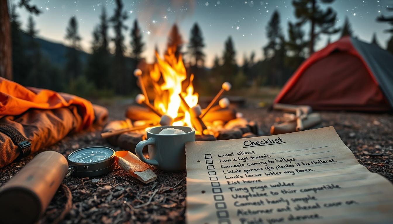camping checklist for kids