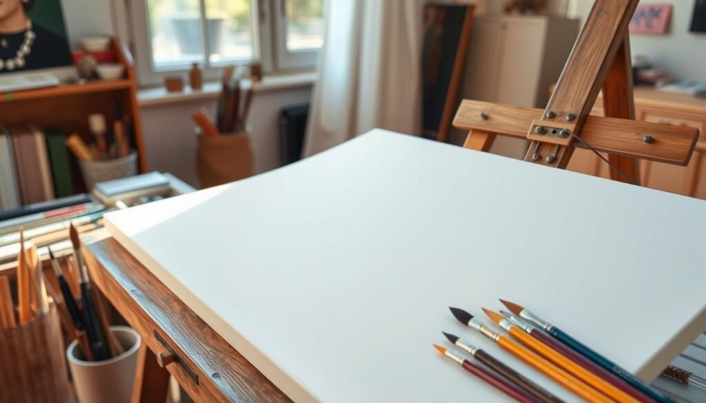 canvas preparation