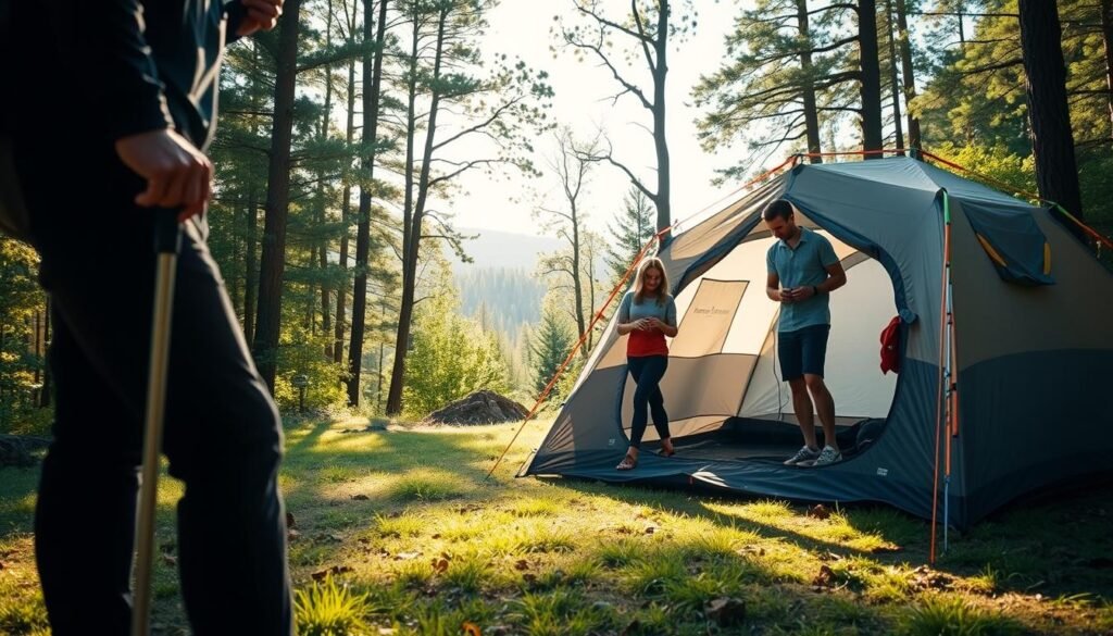 easy tent set up hacks