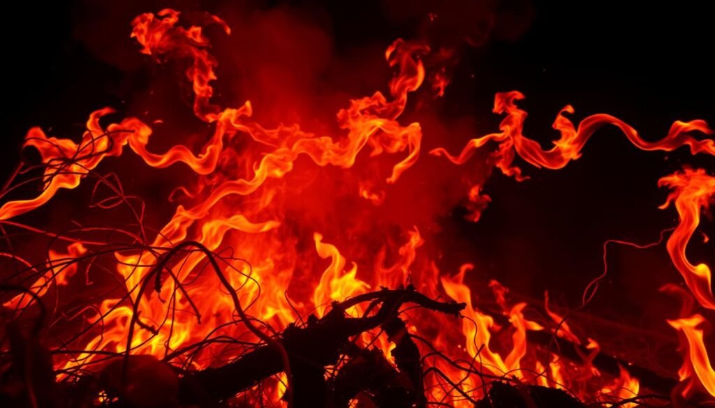 outer flames