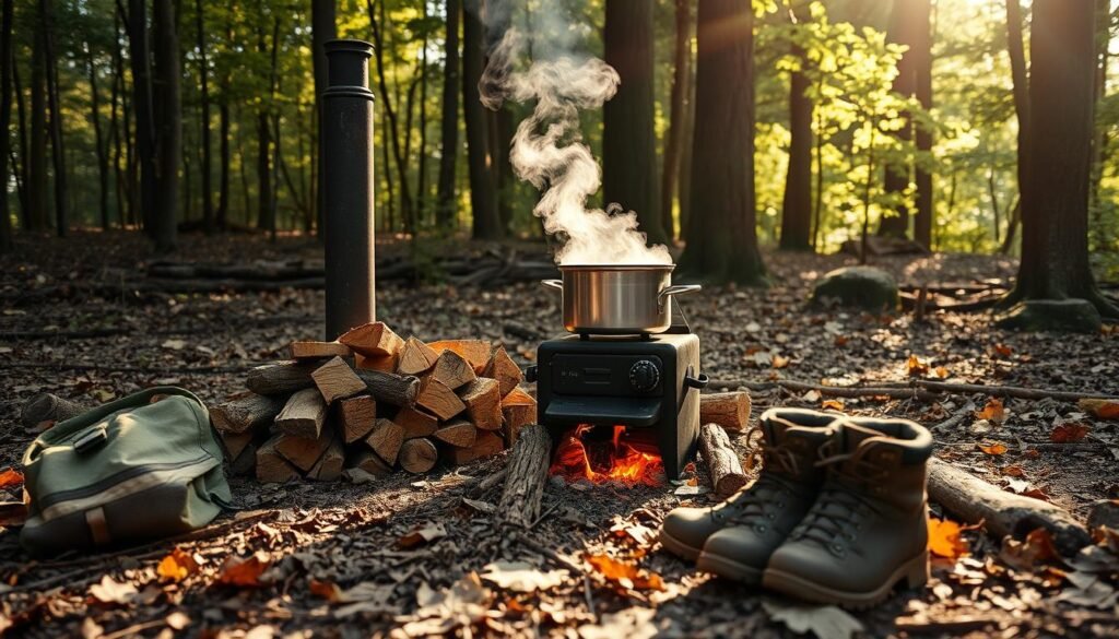 portable stove setup portable stove setup