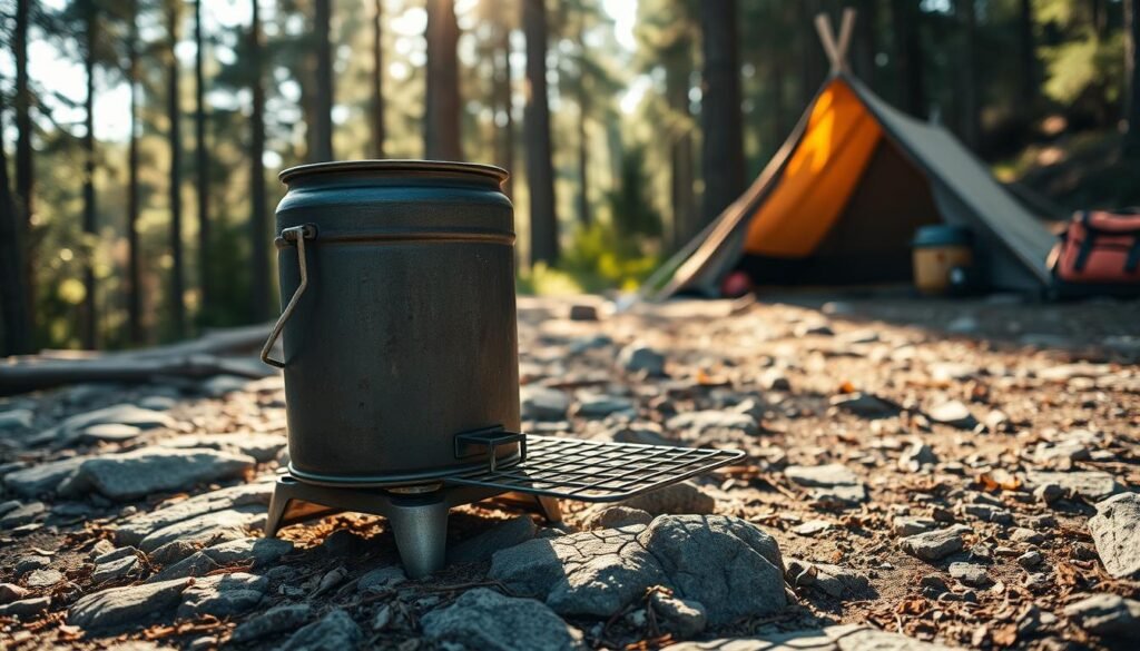 wood-burning camp stove wood-burning camp stove