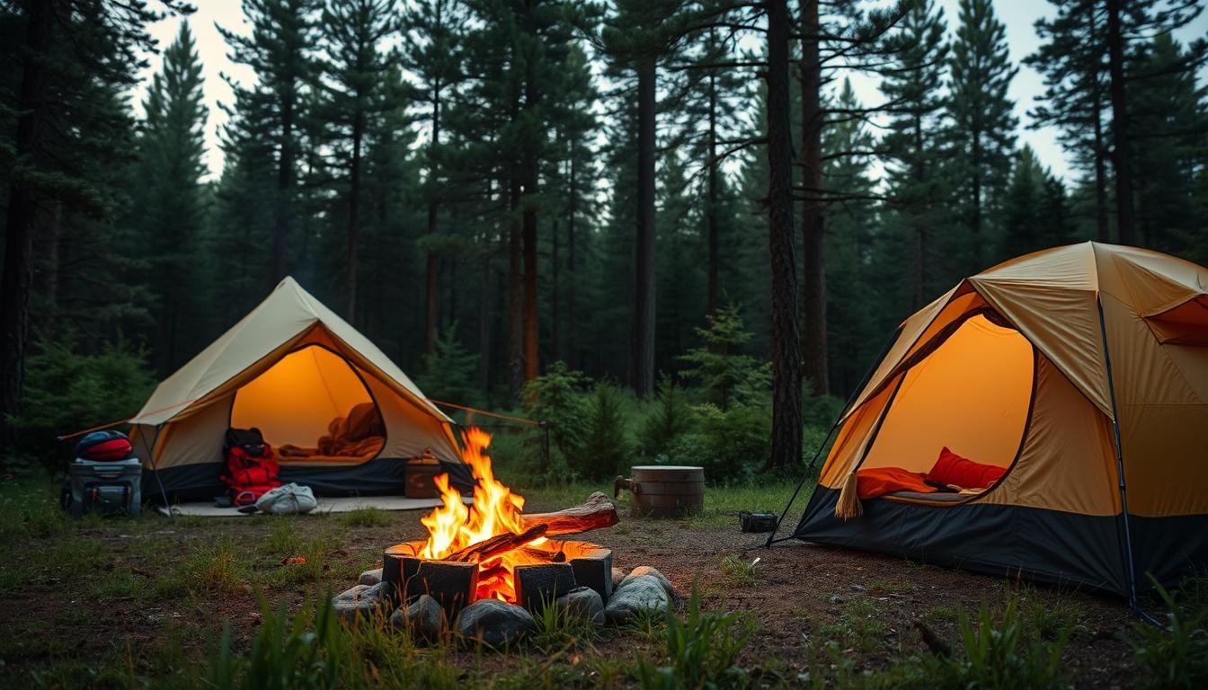 camp site set up idea