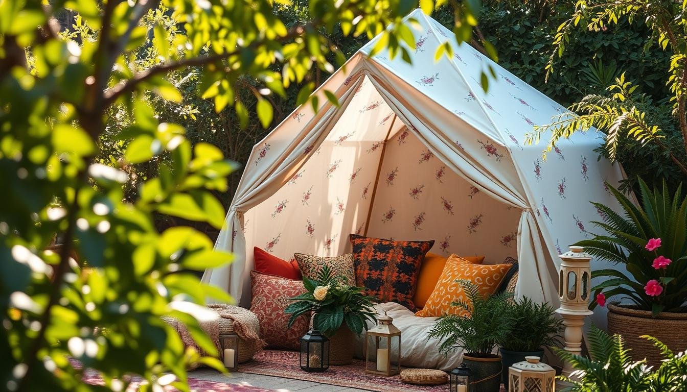 pop up tent decorating ideas