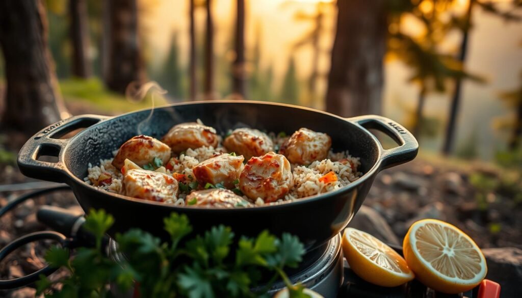 camp skillet chicken and rice camp skillet chicken and rice