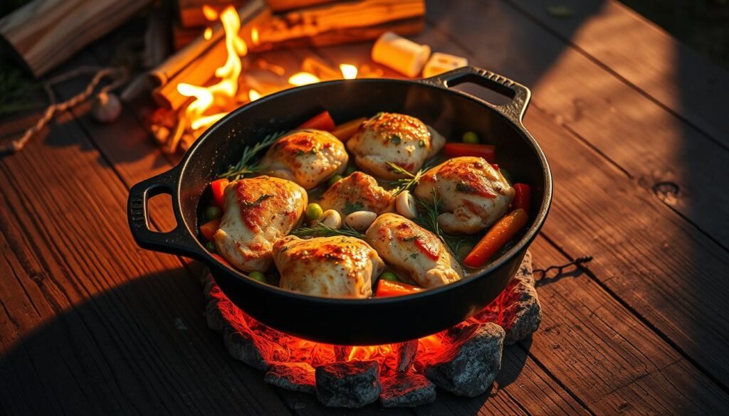 chicken thighs camp skillet chicken thighs camp skillet