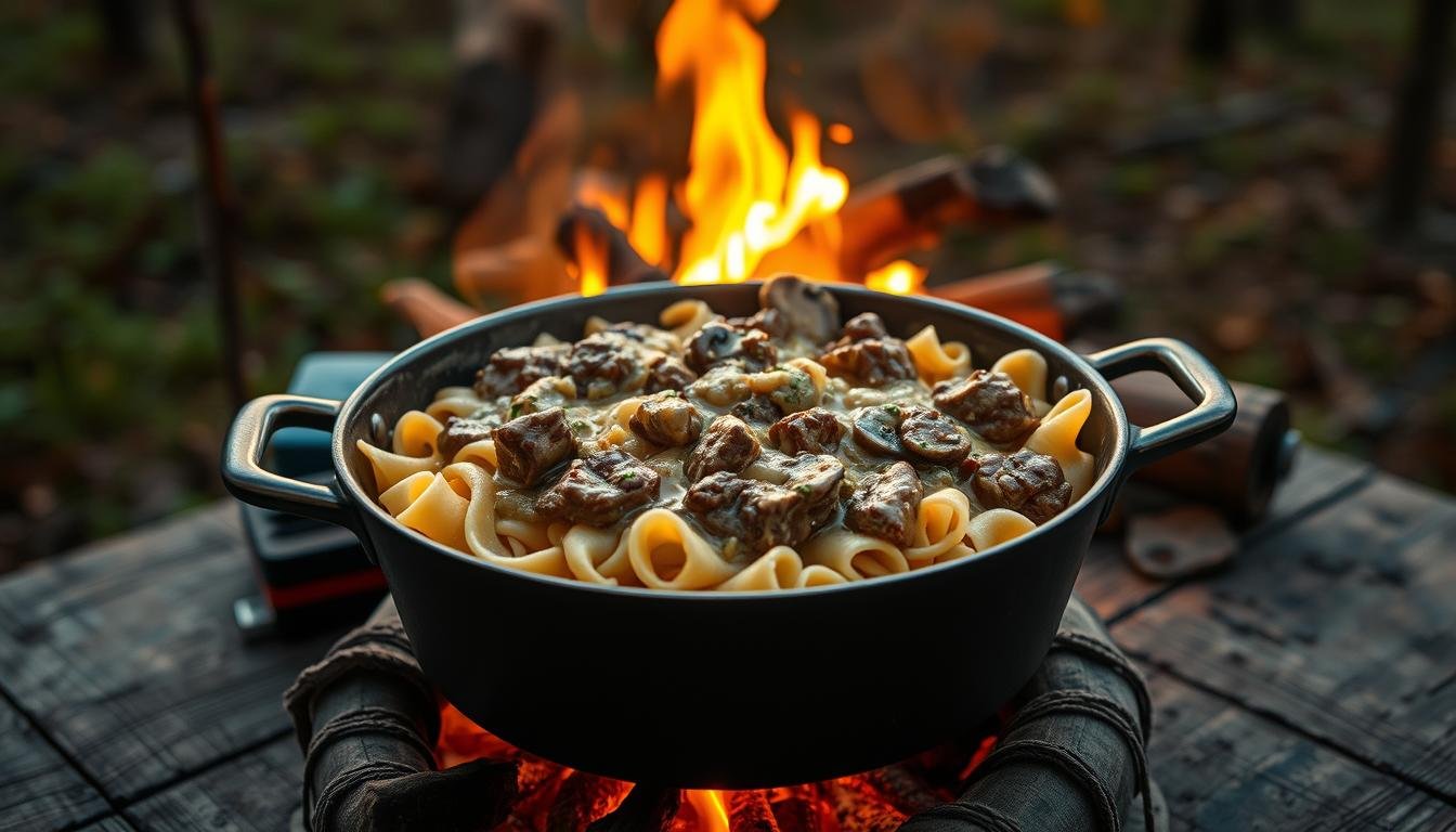 one pot beef stroganoff