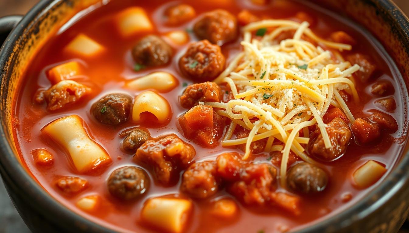 one pot lasagna soup
