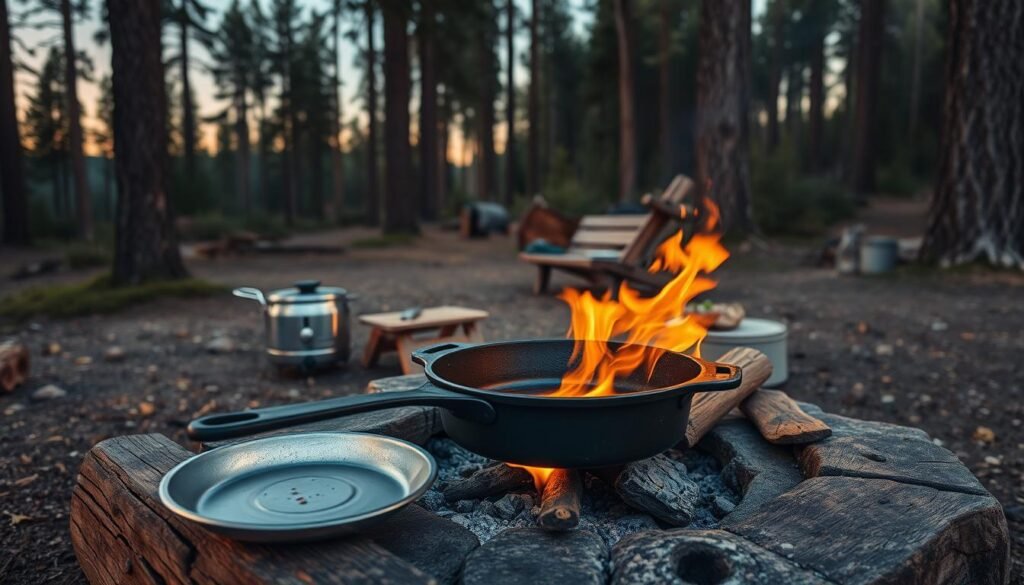 skillet camp cooking