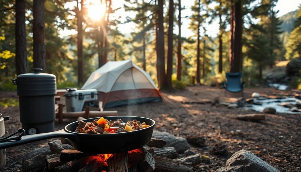 skillet camp cooking